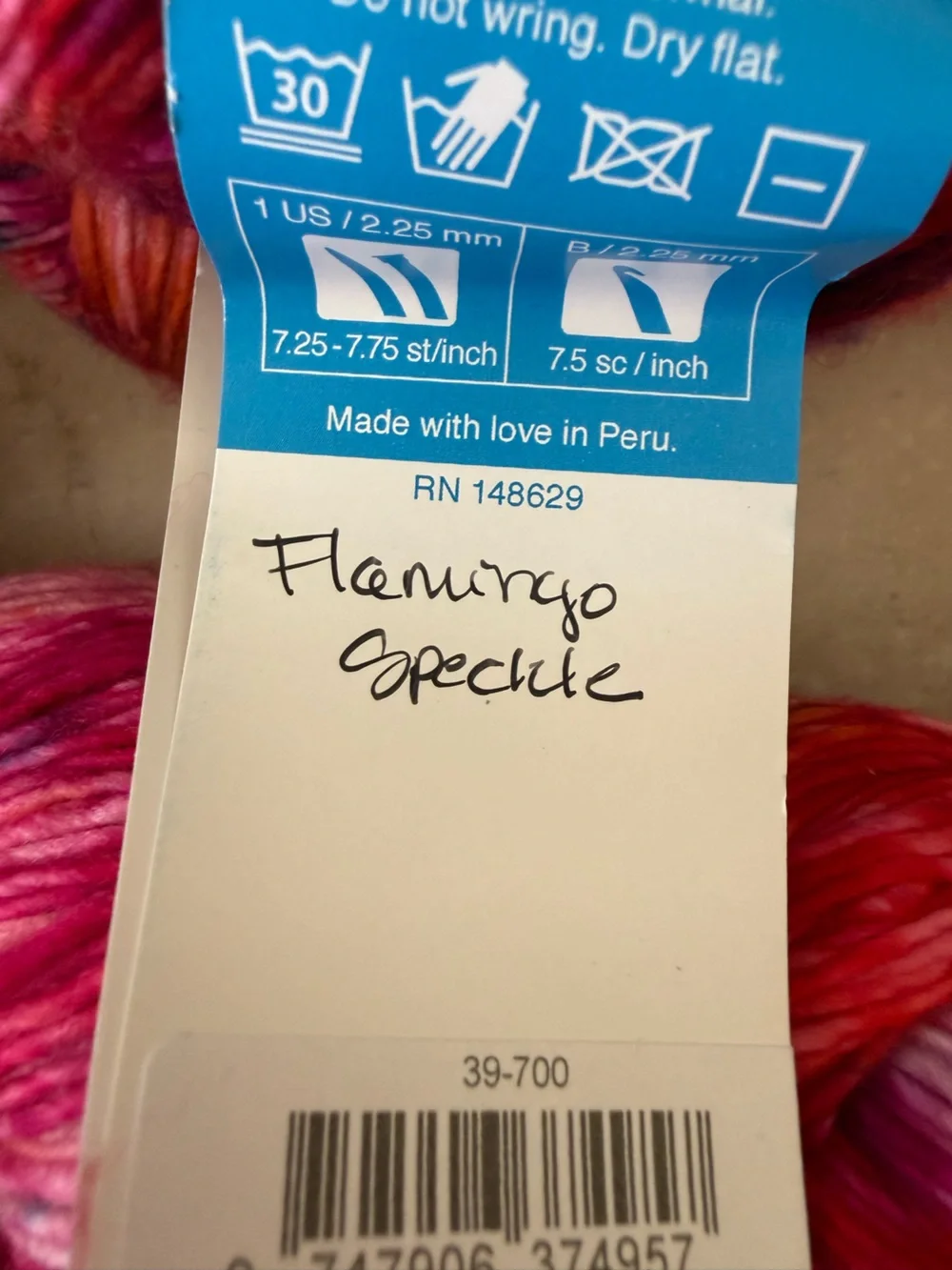 Cloudborn Fibers Superwash Merino Fingering Yarn - Multicolor Pink/Blue/Orange
